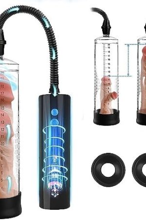 Electric Penis Vacuum Pump,Instant Erection And Penis Enlargement With 3 Suction Modes. Rechargeable Automatic Masturbator For Men, Penis Enlargement Extend Pump, Ed Treatment,Adult Toy (Black)