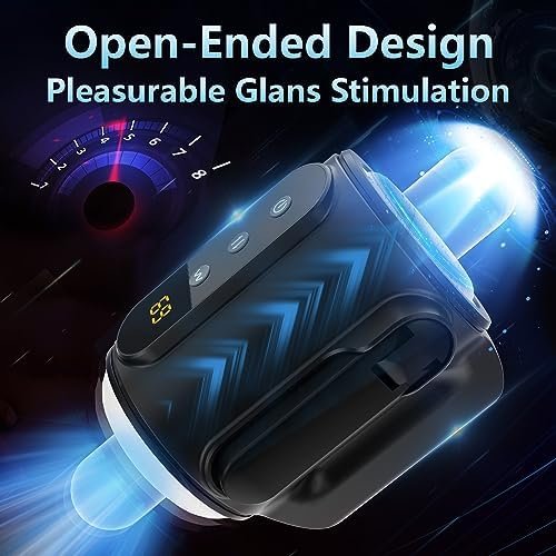 Automatic Male Masturbator Sex Toy With 9 Thrusting & Vibration Settings, Penis Pump Male Sex Toys For Men, Adult Toys Pocket Pussies With Foldable Handles, Male Stroker Adult Sex Toys & Games - Image 3