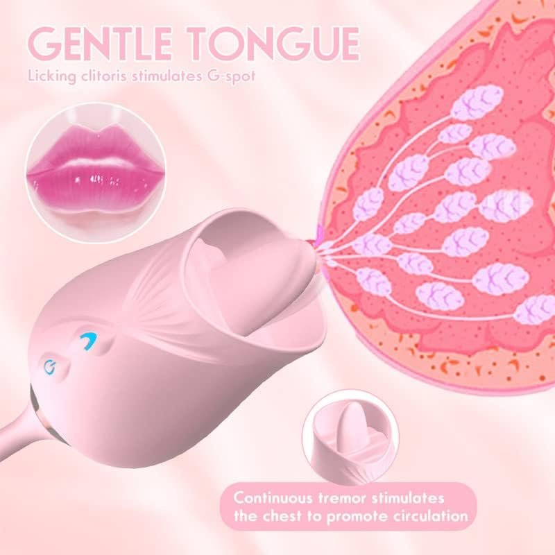 Sex Toys For Women – Upgraded Rose Sex Stimulator For Women With 10 Sucking Thrusting Dildo G Spot Vibrator Clitoral Stimulator, Rose Sex Sucker Adult Sex Toys Games For Woman Couples Pleasure - Image 2