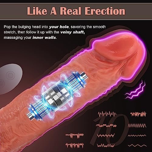 Suction Cup Dildo, Realistic Dildos For Clit G-Spot Stimulation, Remote Anal Dildo With 7 Vibrations, Silicone Dildo Adult Sex Toys For Women Couples 8.46" - Image 2