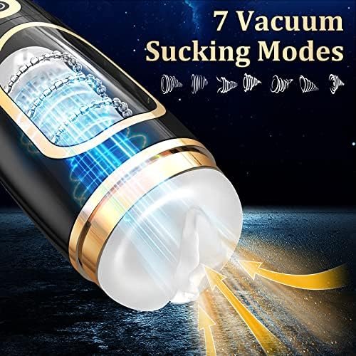 Automatic Sucking Male Masturbator, Soukeay Pocket Pussy Masturbator Stroking Toy With 10 Vibrating & Thrusting Modes For Penis Stimulation, Male Realistic Stroker Adult Sex Toys For Men Masturbation - Image 2