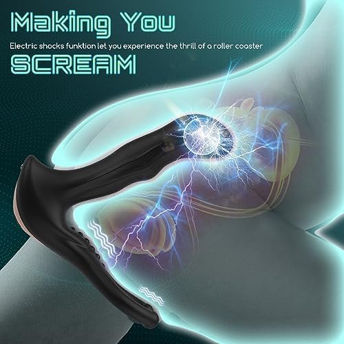 Anal Prostate Vibrating Massager With Electric Shock, Anal Butt Plug Male Sex Toy With 8 Vibration&7 Electric Modes, Anal G Spot Vibrator With Remote Control For Men, Women And Couples - Image 2