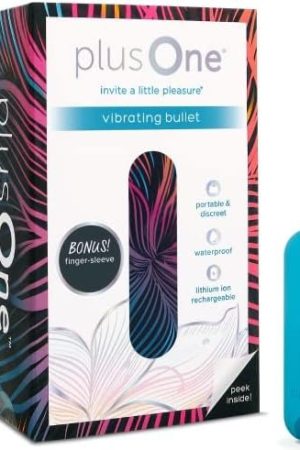 Plusone Bullet Vibrator For Women - Mini Vibrator Made Of Body-Safe Silicone, Fully Waterproof, Usb Rechargeable - Personal Massager With 10 Vibration Settings