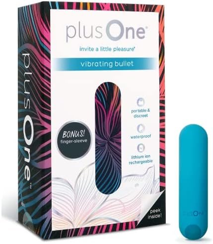 Plusone Bullet Vibrator For Women - Mini Vibrator Made Of Body-Safe Silicone, Fully Waterproof, Usb Rechargeable - Personal Massager With 10 Vibration Settings
