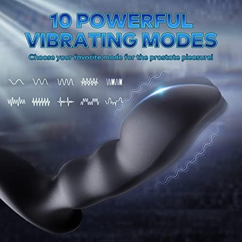 Anal Vibrator Prostate Massager G-Spot Vibrator,Anal Butt Plug With 10 Powerful Vibration Stimulation Modes For Beginner, Remote Control Adult Anal Sex Toys For Men Women Couple - Image 2