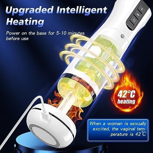 Automatic Male Masturbator Vibrator Adult Sex Toys For Men With Intelligent Heating 7 Thrusting & Vibrations Adult Toys, Male Masterburbater Sex Toy For Men, Male Stroker Mens Sex Toys - Image 2