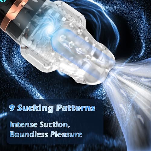 Sex Toys For Men Male Masturbator With 9 Vibrating & 9 Sucking Patterns, Adult Toy Penis Pump Male Stroker, Male Sex Toy Pocket Pussy For Men Penis Vibrator, Pocket Pussies Adult Toys For Men - Image 3