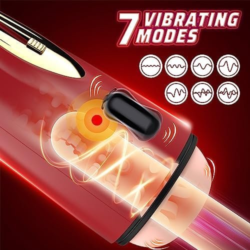 Male Masturbator Sex Toys For Men, Automatic Male Sex Toy 7 Vibrating & 4 Licking Modes Masturbators Cup,3D Realistic Textured Pocket Pussy Mens Sex Machine Electric Penis Pump Adult Sex Toys & Games - Image 2