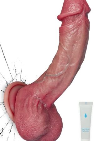 Realistic Dildo For Women, 8.5" Big Anal Dildo With Strong Suction Cup, Yeqiz Double Layer Liquid Silicone Plug Prostate Massager For Hands-Free Play Adult Sex Toys For Couples Male & Female & Gays