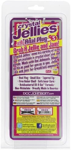 Doc Johnson Crystal Jellie Butt Plug Medium, Clear (0289-04-Am) - Image 3