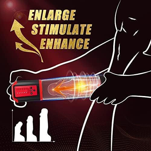 Automatic Sucking Penis Pump Men'S Sex Toys, 5 Speed Electric Penis Enlarger Cock Pump Dick Pump With Vagina Sleeve Male Masturbator Penis Extender Pussy Pump Sex Machine Couple Adult Sex Toys For Men - Image 2
