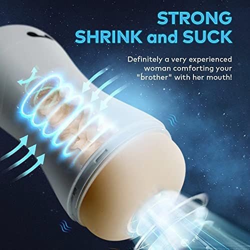 Automatic Male Masturbator Cup With 3 Sucking & 12 Vibration, Electric Silicone Male Penis Stroker Blowjob Cup For Men, Pocket Pussy Oral Sex Toy For Men Masturbation - Image 2