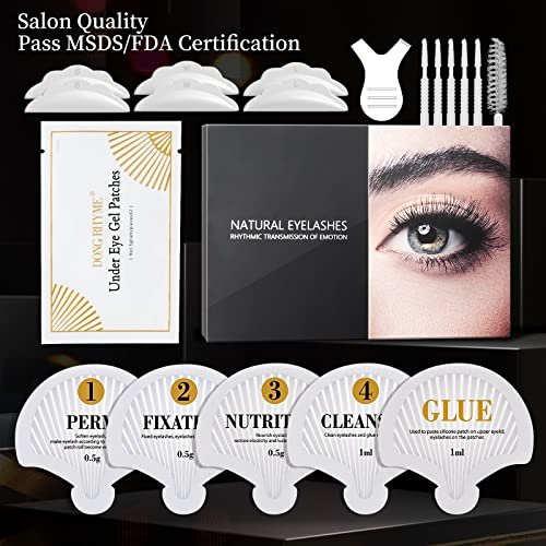 Dong Rhyme Lash Lift Kit, 2 In 1 Semi-Permanent Eyelash Perm Kit And Brow Lamination Kit With Disposable Packaging Professional Eyebrow Eyelash Lift Kit For Salon Diy At Home - Image 3
