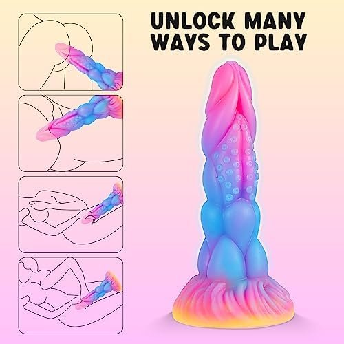 Realistic Monster Silicone Dildo For Women, 8.3 Inch Anal Dildos Huge Thick Dildo With Strong Suction Cup, Adult Sex Toy For Women, Men And Couples - Image 3