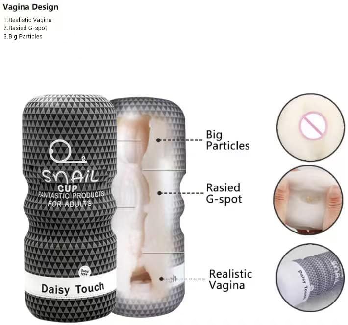 Male Masturbator Tight Realistic Texture Sex Toy For Stimulation Adult Pleasure Masturbation, Black, White, Yellow - Image 2