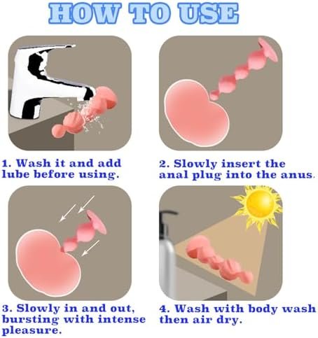 3Pcs Anal Butt Plug For Couples Sex Toys, Silicone 3 Size Anal Sex Trainer Set Anal Beads Dildo For Beginners, Expert,Gay, Lala,Couple - Image 3