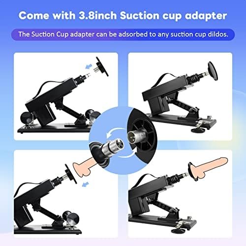 Sex Machine With Dildo And Suction Cup 3Xlr Connector Attachments,Automatic Thrusting Machine For Women And Men,Love Machine Device With Sex Toys - Image 2