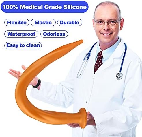 Sexy Toys, 21Inchs Butt Plug With Strong Suction Cup/Medical Silicone Sensuality Anal Toys/Oversized Anus Masturbation Anal Plug For Men Women/Prostate Massage Anus Dilator Anal Ball/Anal Beads - Image 3