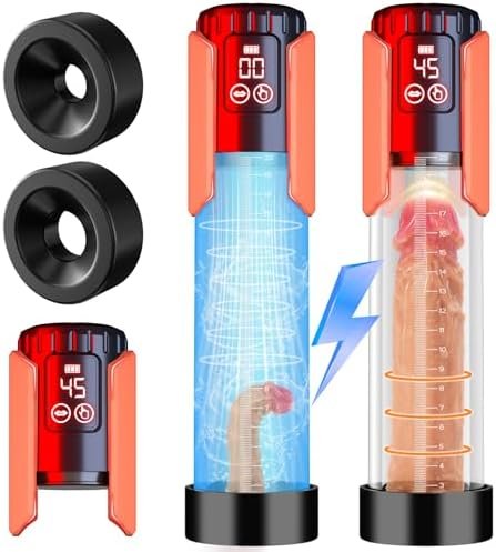 Electric Penis Pump Extender Men Sex Toys - Pumps & Enlargers Vacuum Male Masturbator With 5 Suction Modes And Waterproof, Cock Sleeve Sexual Enhancer For Gay Men Glans Bigger Stronger Erection