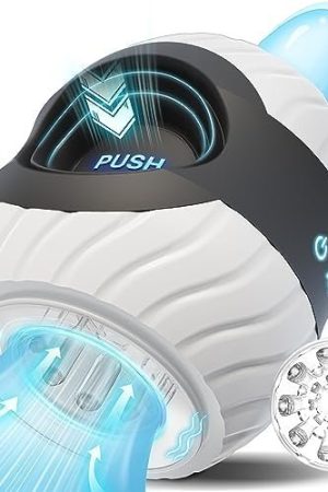 Sex Toys For Men Male Masturbator - Adult Toys Open-Ended Male Sex Toys With 10 Vibrations & Auto Push Mens Sex Toys, Adult Sex Toy For Men Sex Machine Hands Free Masturbators 3D Textured Male Stroker