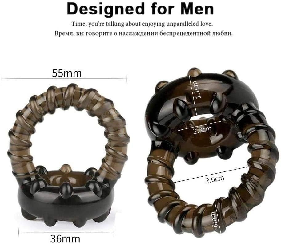 Cock Rings For Men Sex Pleasure - Couples Adult Sex Toys Soft Silicone Erection Penis Rings For Men'S Sensory Pleasure Adjustable Rings Fl05 - Image 2