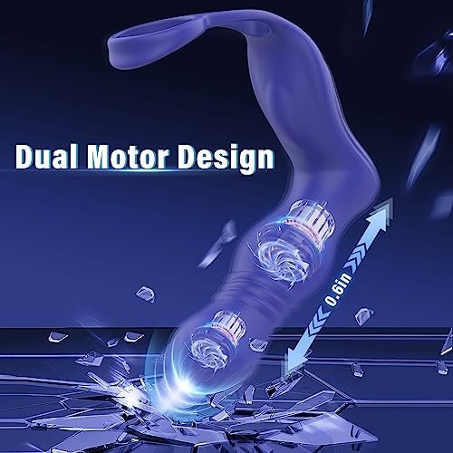 Anal Sex Toys Prostate Massager Vibrator With App & Remote Control, 3 Thrusting Speeds And 10 Vibration Modes For Male, Silicone Butt Plug Dildo Adult Toy & Games For Men, Women And Couples - Image 3