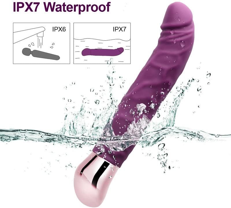 Rechargeable Realistic Dildo Vibrator For Women,G-Spot & Clitoral Stimulation With 10 Vibration Modes Adult Sex Toy For Couples Women (Upgraded) - Image 3