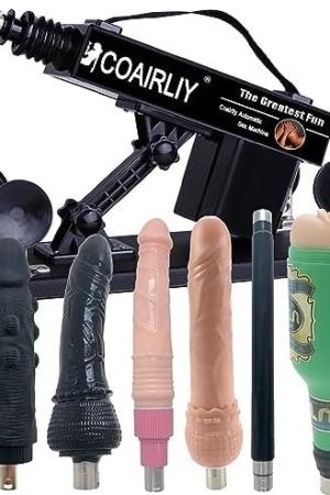 Sex Machine Thrusting Love Machine, Automatic Sex Machines Device For Female And Male Masturbation With 8 Attachments