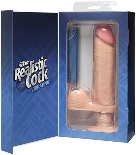 Doc Johnson The Realistic Cock - Ultraskyn - Vibrating 8 Inch - Dildo - Vanilla - Image 3