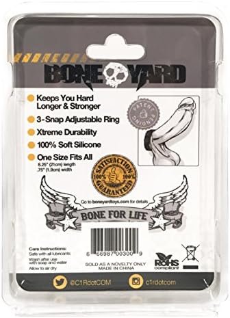 Boneyard Cock Strap Black - Image 2