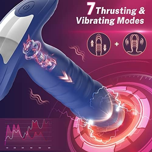 Anal Plug Vibrator With App Control Sex Toy For Men Women - Prostate Massager With 7 Thrusting & Vibrating Modes Adult Anal Vibrator Butt Stimulator Plug For Male Female - Image 3