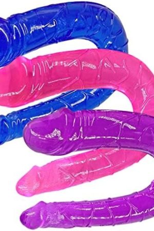 Xofoco 100Cm(39 Inch) Dildo Flexible Dong Anal Dildo Black