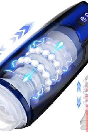 Male Masturbator Adult Toys For Men, Lumodia Male Masturbators Sex Toy Featuring 10 Modes, Pocket Pussy Sex Toys For Men Sex Doll, Adult Toy Penis Pump Male Sex Toys, Adult Sex Toys & Games Blue