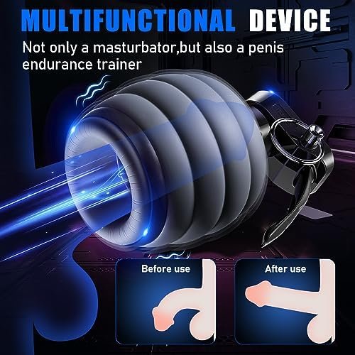 Male Masturbator Sex Toys For Men - Adult Toys Male Masturbators With 10 Vibrating Modes For Glans Ejaculation Training, Penis Pocket Pussy Male Stroker, Mens Sex Toys For Pleasure Prolong Endurance - Image 3