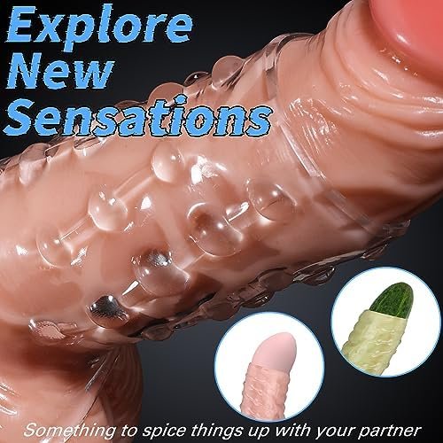 New Cock Delay Loop Sleeve For Men, Dovelo Reusable Ultra-Soft Penis Enlarger Cock Extender Sheath Men Cock Condom Male Sex Toys - Clear - Image 3