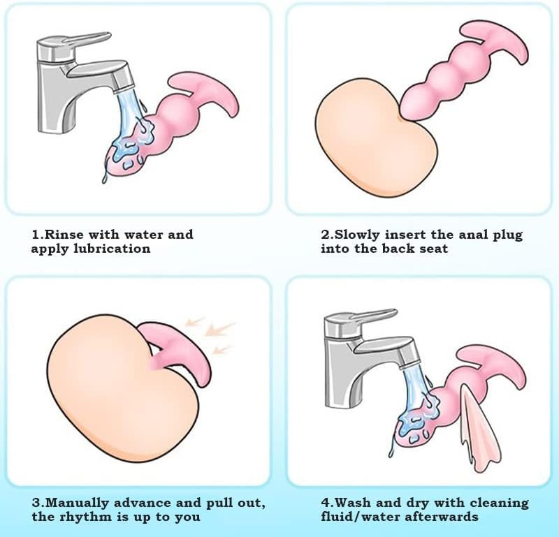 Anal Butt Plug 3 Packed Soft Butt Toy Small Anal Trainer G Spot Stimulator For Women,Beginner Training Set Sex Toy For Adults Couples Sex Game - Image 3