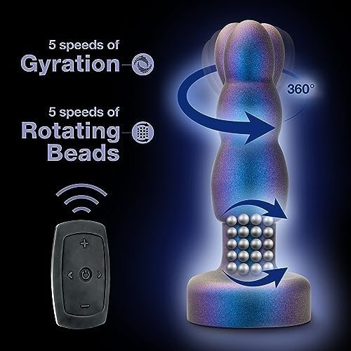 Blush Anal Adventures Matrix Interstellar Silicone Anal Plug Ultrasilk Smooth Tapered Tip Easy Insertion & Training Stayput Technology & Anchortech Base Anal Sex Toy For All Genders Vibrating Dildo - Image 3