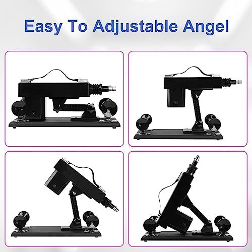 Jesskylove Sex Machine With 3Xlr Connector Suction Cup, Automatic Sex Machines Adult Sex Toys Adjustable Thrusting Dildo Machine With 5 Attachments - Image 3