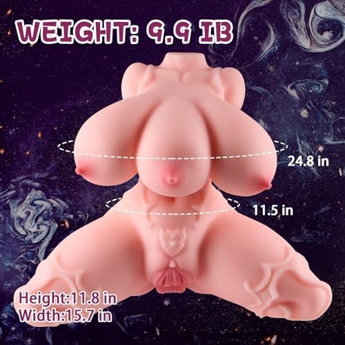 Hsouela 9.9Lb Sex Dolls Male Sex Toy For Men Male Torso, Pocket Pussy Male Masturbator With Fantasy Body Love Doll 3 Boobs & 2 Vaginas - Image 2