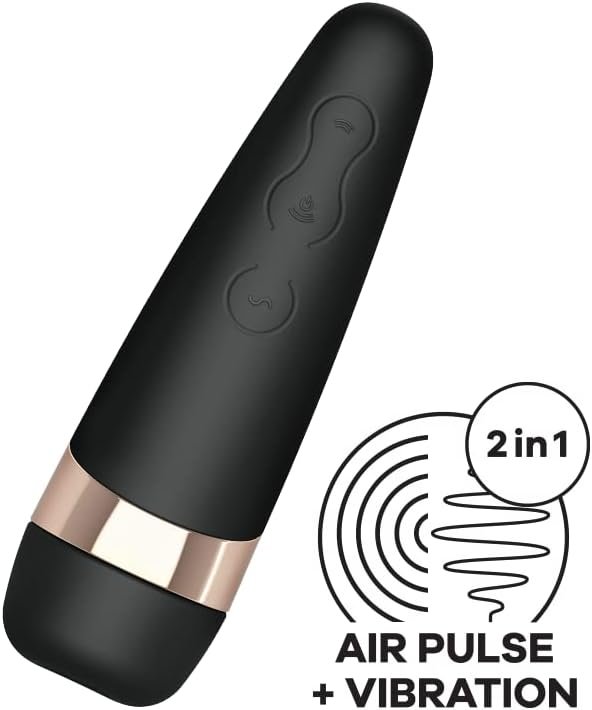 Satisfyer Pro 3+ Air-Pulse Clitoris Stimulating Vibrator - Non-Contact Clitoral Sucking Pressure-Wave Technology & Vibration, Waterproof, Rechargeable - Image 2