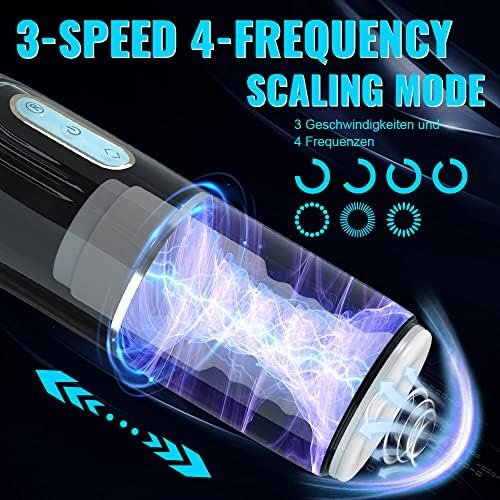 Automatic Male Masturbator Cup, Male Stroker Masturbators Cup With 7 Thrusting Modes Sex Toys 3D Realistic Textured Electric Pocket Pussy Adult Toys For Men Masturbation - Image 2