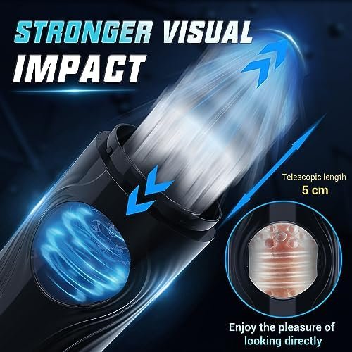 Automatic Male Masturbator Cup With 7 Thrusting & Rotating Modes, Hands Free Electric Pocket Pussy For Penis Stimulation, Ulovime Adult Male Sex Toy For Men Masturbation - Image 3