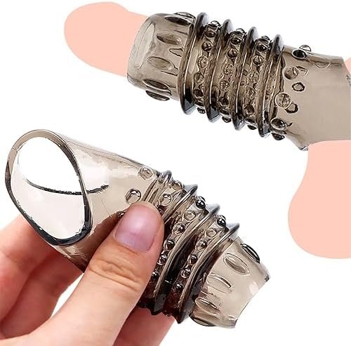 Cock Ring Penis Rings Adult Sex Toys For Men Stronger Erection, Penis Sleeve Cock Sleeve Male Sex Toys Penis Extender, Adult Sex Toys & Games, Silicone Dick Ring Penis Enlarger, Delay Ejaculation - Image 2