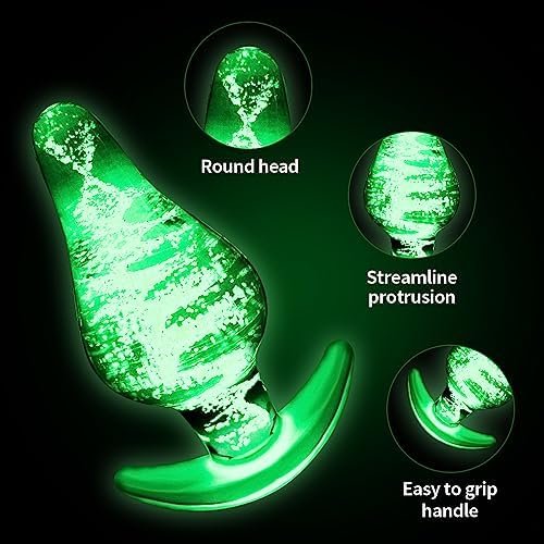 Large Butt Plug,Crystal Glass Anal Plug,Anal Trainer,Bum Plug Bomb Plug,Anal Expander Training Sex Toys,Anal Masturbation For Beginner Advanced Adult Men Women Gay And Couples (Clear Glass) - Image 3