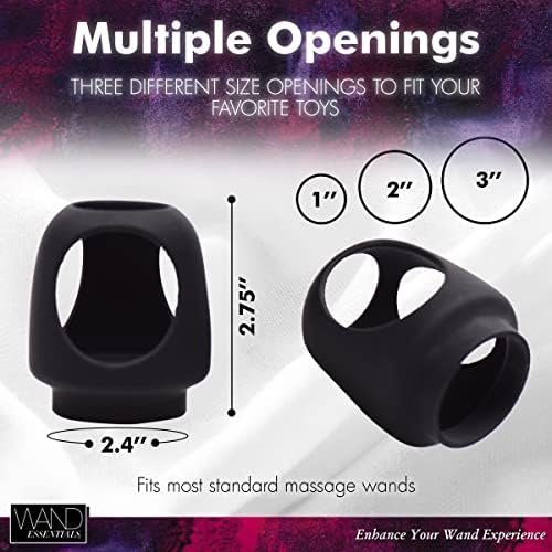 Wand Essentials Strap Cap Wand Harness For Dildos, Black, (Ae137) - Image 2