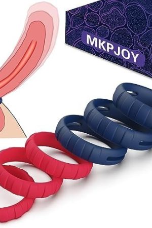 Vibrating Penis Sleeve, Mkpjoy Ultra-Soft Penis Extender With 10 Vibrations For Prolonged Erection, Realistic Silicone Pennis Enlarger Dildo Adult Toys For Men Couple