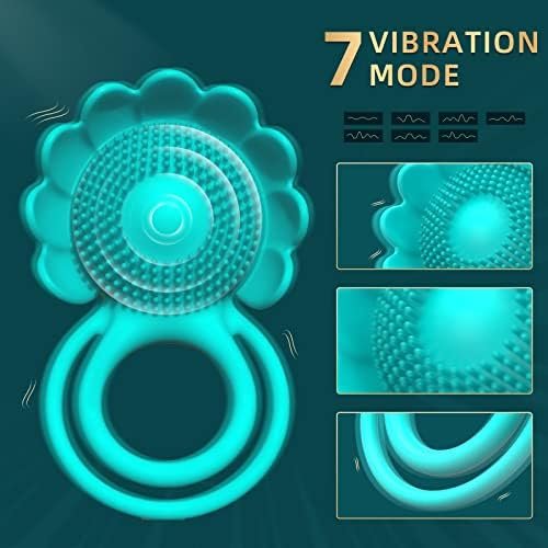 Exclusive Vibrating Cock Ring, Silicone Penis Ring Couple Vibrator, Adult Sex Toy For Erection Enhancing And Clitoral Stimulation - Image 3