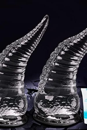 2 Pcs Tentacle Realistic Dildo For Women Octopus Huge Anal Dildo Of Premium Liquid Silicone Clear Huge Monster Liquid Silicone Anal Plug Prostate Massager For Hands-Free Play Adult Sex Toys For Women