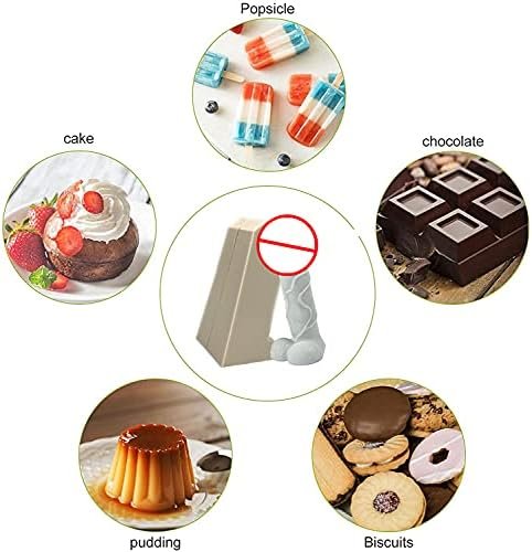 Luguoqting 3D Funny 6.88 In Reusable Silicone Larger Diy Molds For Gifts , Fondant Cake ,Resin Ornaments Mold Diy Cake Decorating Tool For Making Cakes, Puddings, Chocolates, Candles, Jelly, Gray - Image 3