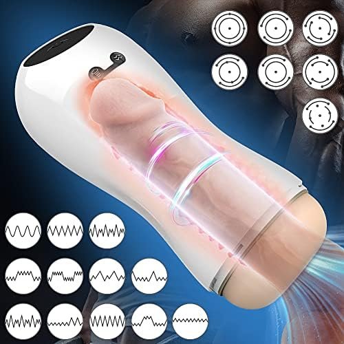 Fst Automatic Sucking Male Masturbator With 7 Vacuum Suction & 12 Powerful Vibration, 3D Tight Realistic Textured Vagina Blowjob Stroker For Male Masturbation, Adult Oral Sex Toys For Men - Image 3